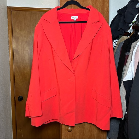 Sergio Hudson x Target  - Plus SIZE 4X - Women's Red Fashion Blazer - NWOT - Picture 2 of 5